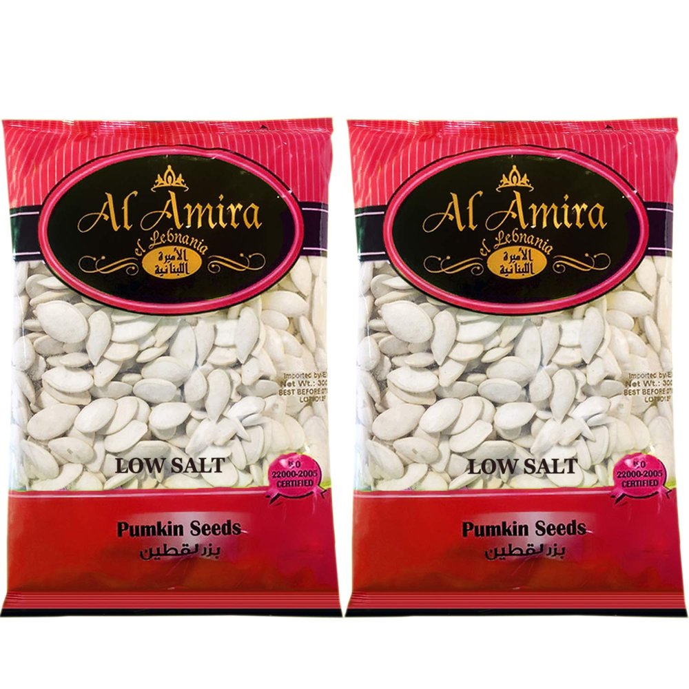 Al Amira Nuts - Low Salt Pumpkin Seeds, 300g (2 PACK)