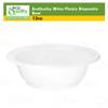 EcoQuality [750 PACK] 12 Oz White Plastic High Impact Disposable Plastic Bowl view 3