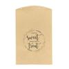 100 Kraft Paper Treat Bags, 2in Expandable Sides, Wedding & Party Favor Bags, Grease Proof Food Safe, Recyclable view 1