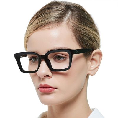 MARE AZZURO Womens Reading Glasses Stylish Readers 0 1.0 1.25 1.5 1.75 2.0 2.25 2.5 2.75 3.0 3.5 4.0 5.0 6.0(Black 225)
