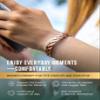 MagnetRX Copper Magnetic Bracelets  Effective Pure Copper Bracelet for Men and Women  Adjustable Cuff Bangles (Twisted Copper) view 3
