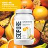 Isopure Clear Whey Isolate Protein Powder, Lactose Free, Gluten Free, Naturally Flavored, Pineapple Orange Banana, 20g Protein Per Serving, 1.9 Lb, 36 Servings (Packaging May Vary) view 3