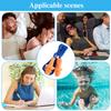 100 Pairs Corded Ear Plugs Silicone Noise Reducing Blocking Cancelling Soft Reusable Rubber Hearing Protection Earplugs for Sleeping Swimming Snoring Sports Racing view 4