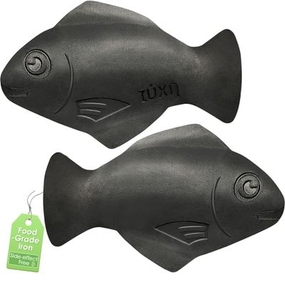 Iron Fish (2-Pack) Natural Cooking Tool to Add Minerals to Food & Water, Safe & Reusable Supplement for Iron Deficiency, Anemia & Vegans