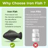 Iron Fish (2-Pack)  Natural Cooking Tool to Add Minerals to Food & Water, Safe & Reusable Supplement for Iron Deficiency, Anemia & Vegans view 3