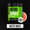 Jacked Factory NITROSURGE Pre Workout Supplement - Endless Energy, Instant Strength Gains, Clear Focus, Intense Pumps - NO Booster & Powerful Preworkout Energy Powder - 30 Servings, Arctic White view 2