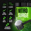 Jacked Factory NITROSURGE Pre Workout Supplement - Endless Energy, Instant Strength Gains, Clear Focus, Intense Pumps - NO Booster & Powerful Preworkout Energy Powder - 30 Servings, Arctic White view 4