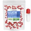 XPRS Nutra Size 00 Empty Capsules - 500 Count Empty Gelatin Capsules - DIY Capsule Filling - Fillable Pill Gel Caps for Do-It-Yourself Supplements (Red/White)