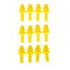 AKOAK 1 Pack Silicone Earplugs, Sound Insulation and Noise Reduction Environmental Protection, Suitable for Waterproof, Anti-Noise, Swimming, Learning, Sleeping, etc (Yellow) view 2