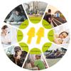 AKOAK 1 Pack Silicone Earplugs, Sound Insulation and Noise Reduction Environmental Protection, Suitable for Waterproof, Anti-Noise, Swimming, Learning, Sleeping, etc (Yellow) view 3