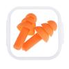 AKOAK 1 Pack Silicone Earplugs, Sound Insulation and Noise Reduction Environmental Protection, Suitable for Waterproof, Anti-Noise, Swimming, Learning, Sleeping, etc (Orange) view 1