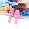 AKOAK 1 Pack Silicone Earplugs, Sound Insulation and Noise Reduction Environmental Protection, Suitable for Waterproof, Anti-Noise, Swimming, Learning, Sleeping, etc (Rose red) view 2