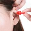 AKOAK 1 Pack Silicone Earplugs, Sound Insulation and Noise Reduction Environmental Protection, Suitable for Waterproof, Anti-Noise, Swimming, Learning, Sleeping, etc (red) view 2