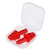 AKOAK 1 Pack Silicone Earplugs, Sound Insulation and Noise Reduction Environmental Protection, Suitable for Waterproof, Anti-Noise, Swimming, Learning, Sleeping, etc (red) view 4