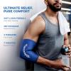 Elbow and Knee Ice Pack - Cold Ice Sleeve with Reusable Gel & Cold Therapy Compression for Knee, Shin Splints, Calf Strain, Flexible Ice Pack forTennis Elbow, Tendinitis (Medium (Pack of 1), Blue) view 2
