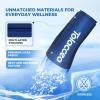 Elbow and Knee Ice Pack - Cold Ice Sleeve with Reusable Gel & Cold Therapy Compression for Knee, Shin Splints, Calf Strain, Flexible Ice Pack forTennis Elbow, Tendinitis (Medium (Pack of 1), Blue) view 3
