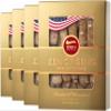 4 Boxes American Ginseng Root  Super Long Jumbo Wisconsin Ginseng (4oz/Box) Performance & Mental Health for Men & Women view 1