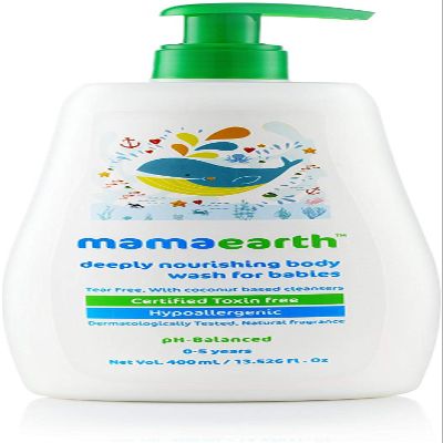 Mamaearth Natural Tear Free Baby Body Wash For Babies and Kids, Made in the Himalayas