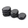 Windfulogo 6Pcs Hot Massage Stones Set Natural Basalt Heated Warmer Stone for Spa Massage 2.36 x 3.14in (6x8cm) 2 view 2