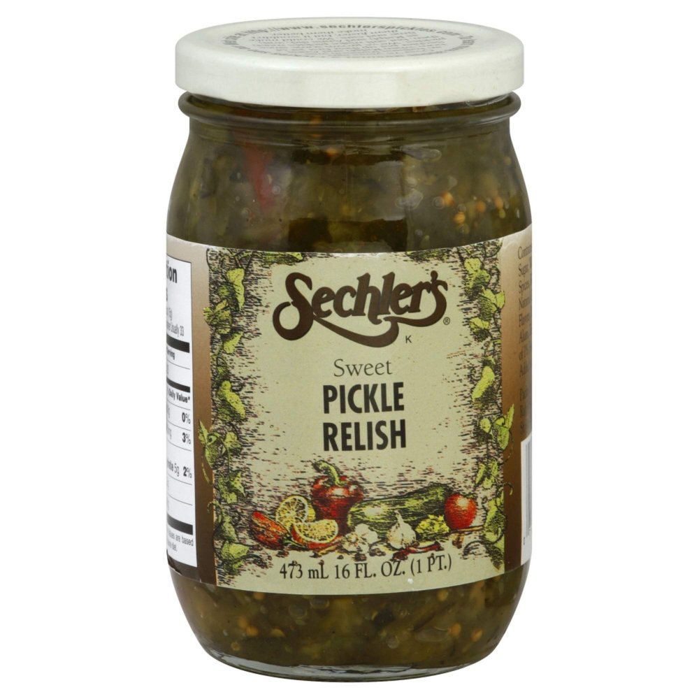 SECHLERS, RELISH PICKLE SWT, 16 OZ, (Pack of 6)