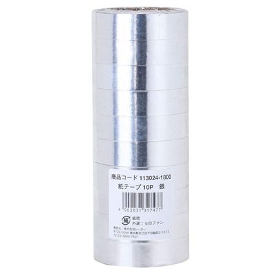 Toyo 113024 Paper Tape, 10 Rolls, Silver