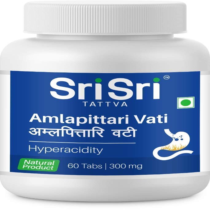 Sri Sri Tattva Amlapittari Vati 300 mg Tablet - 60 Tablets (Pack of 2)