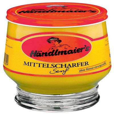 Medium Hot German Mustard - 250 ml - Hndlmaier