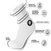 6 Pack of Small Size Mens Diabetic Quarter Length Athletic Sport Ankle Socks (White, 9-11) view 3