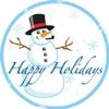 Happy Holidays Rosette Ribbon, 3rd Place Holiday Ribbon Award Prize, 100 Pack Prime view 2