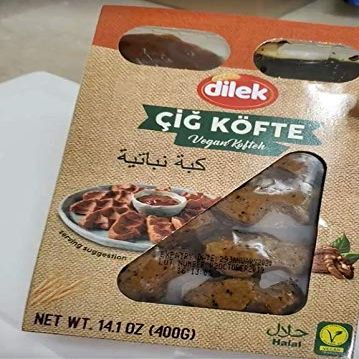 Ipek Vegan Kofteh (Turkish) Cig Kofte with sauces 400gr (4 pack)