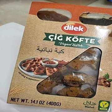 Ipek Vegan Kofteh (Turkish) Cig Kofte with sauces 400gr (4 pack)