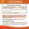Secrets of the Tribe Nutmeg 120 Capsules, 1000 mg, Nutmeg (Rou Dou Kou, Myristica Fragrans) Dried Nut (120 Capsules) view 3