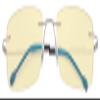 CessBlu Blue Light Blocking Glasses for Men Reading Computer Anti Glare UV Eyeglasses Flexible Rimless Yellow Filter (Silver)+0.75 view 1