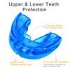 Coolrunner Double Braces Mouth Guard, Mouth Guard Sports, Athletic Mouth Guards, Youth Mouthguard for Upper and Lower Teeth Protection, No Boiling Required for Youth, Teenager (Blue) view 3