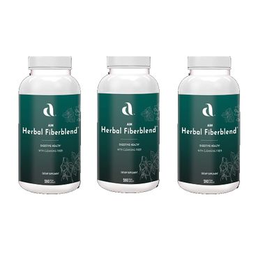 AIM Herbal Fiberblend 280 Capsules (3 Bottle) Helps Maintain Whole Body Healthy