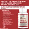 Berry Gen Restore Gluten Away Dietary Supplement  Extra Strength Digestive Enzyme Health Gluten & Casein, Slower Digestion Release Protein Amino Acid in Bloodstream for Men and Women  60 Capsules. view 2