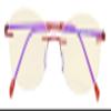 CessBlu Ladies Blue Light Blocking Glasses Anti Glare UV with Yellow Filter Eyeglasses for Women Reading Screen Rimless (Red)+1.75 view 1