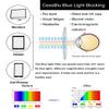 CessBlu Ladies Blue Light Blocking Glasses Anti Glare UV with Yellow Filter Eyeglasses for Women Reading Screen Rimless (Red)+1.75 view 3