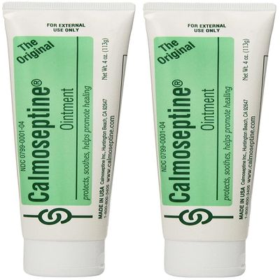 Calmoseptine Ointment Tube, 4 Ounce (Pack of 2)