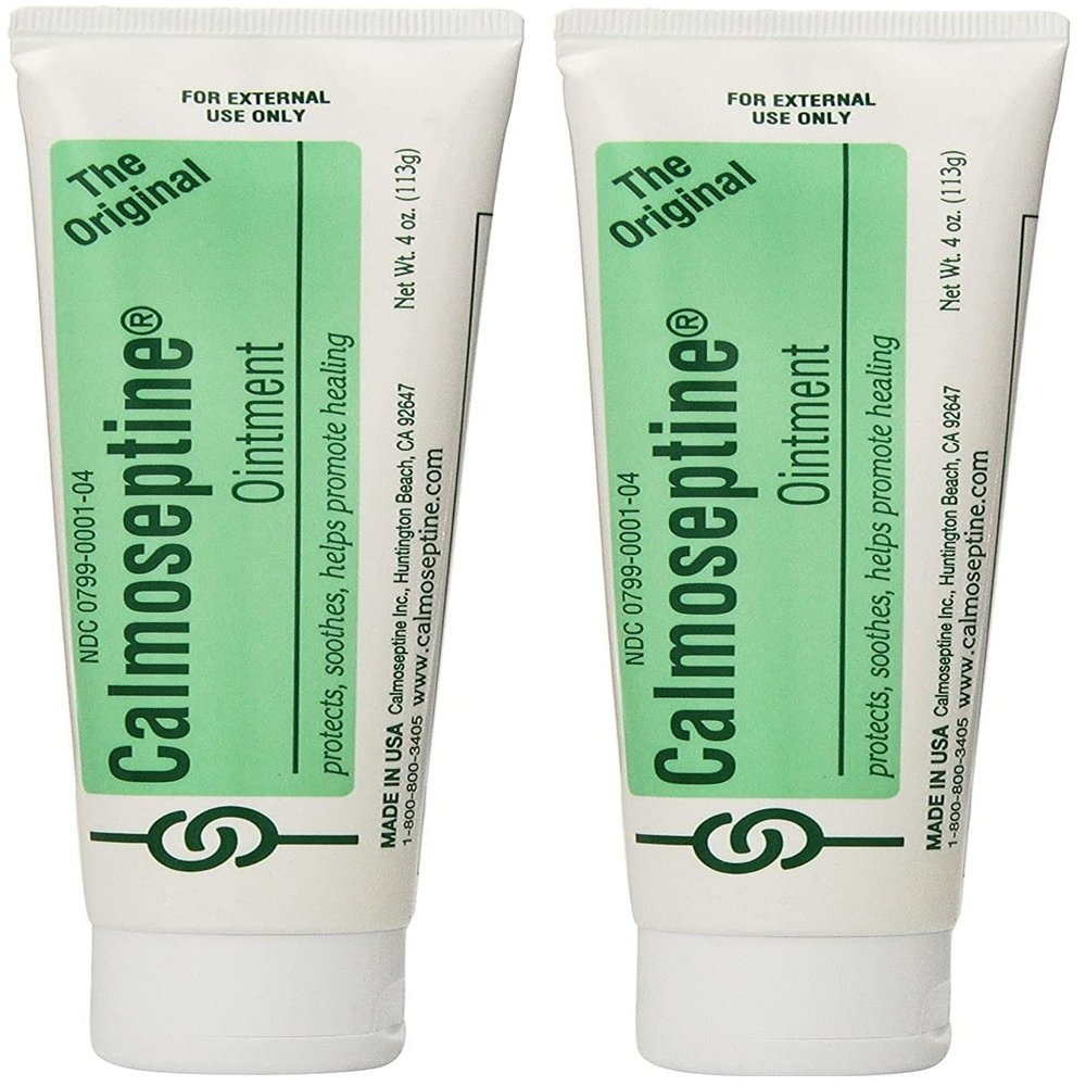 Calmoseptine Ointment Tube, 4 Ounce (Pack of 2)