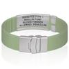 Divoti Custom Engraved Medical Alert ID Bracelet  Dual-Sided Laser Etching, Silicone Wristband, Stainless Steel Security Clasp  Adjustable & Trim-to-Fit  Emergency Medical Info Band - PRO GM SS RE view 3