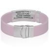 Divoti Custom Engraved Medical Alert ID Bracelet  Dual-Sided Laser Etching, Silicone Wristband, Stainless Steel Security Clasp  Adjustable & Trim-to-Fit  Emergency Medical Info Band - PRO PPR SS BL view 3