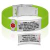 Divoti Custom Engraved Medical Alert ID Bracelet  Dual-Sided Laser Etching, Silicone Wristband, Stainless Steel Security Clasp  Adjustable & Trim-to-Fit  Emergency Medical Info Band - PRO LR SS RE view 1