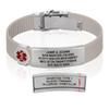 Divoti Custom Engraved Medical Alert ID Bracelet  Dual-Sided Laser Etching, Silicone Wristband, Stainless Steel Security Clasp  Adjustable & Trim-to-Fit  Emergency Medical Info Band - UL PS SS RE view 1