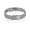 Divoti Custom Engraved Medical Alert ID Bracelet  Dual-Sided Laser Etching, Silicone Wristband, Stainless Steel Security Clasp  Adjustable & Trim-to-Fit  Emergency Medical Info Band - UL CG SS RE view 3