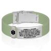 Divoti Custom Engraved Medical Alert ID Bracelet  Dual-Sided Laser Etching, Silicone Wristband, Stainless Steel Security Clasp  Adjustable & Trim-to-Fit  Emergency Medical Info Band - PRO GM SS BL view 1