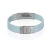 Divoti Custom Engraved Medical Alert ID Bracelet  Dual-Sided Laser Etching, Silicone Wristband, Stainless Steel Security Clasp  Adjustable & Trim-to-Fit  Emergency Medical Info Band - UL PLB SS BL view 3