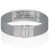 Divoti Custom Engraved Medical Alert ID Bracelet  Dual-Sided Laser Etching, Silicone Wristband, Stainless Steel Security Clasp  Adjustable & Trim-to-Fit  Emergency Medical Info Band - PRO CG SS RE view 3