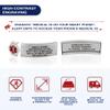 Divoti Custom Engraved Medical Alert ID Bracelet  Dual-Sided Laser Etching, Silicone Wristband, Stainless Steel Security Clasp  Adjustable & Trim-to-Fit  Emergency Medical Info Band - UL TB SS RE view 2