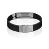 Divoti Custom Engraved Medical Alert ID Bracelet  Dual-Sided Laser Etching, Silicone Wristband, Stainless Steel Security Clasp  Adjustable & Trim-to-Fit  Emergency Medical Info Band - UL TB SS RE view 3
